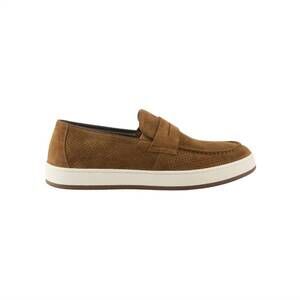 NEW SPRING STEP SHOES men's howe slip on shoe in camel suede